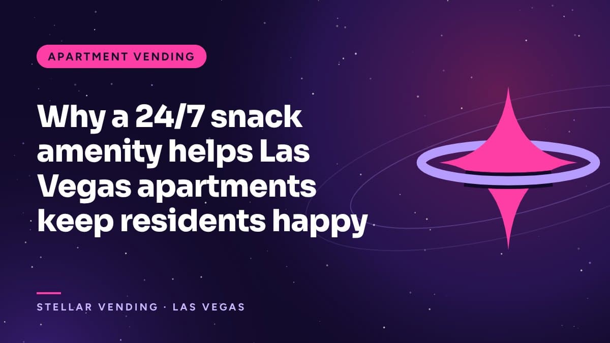 Why a 24/7 snack amenity helps Las Vegas apartments keep residents happy