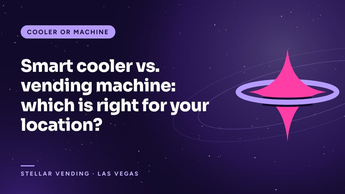Smart cooler vs. vending machine: which is right for your location?